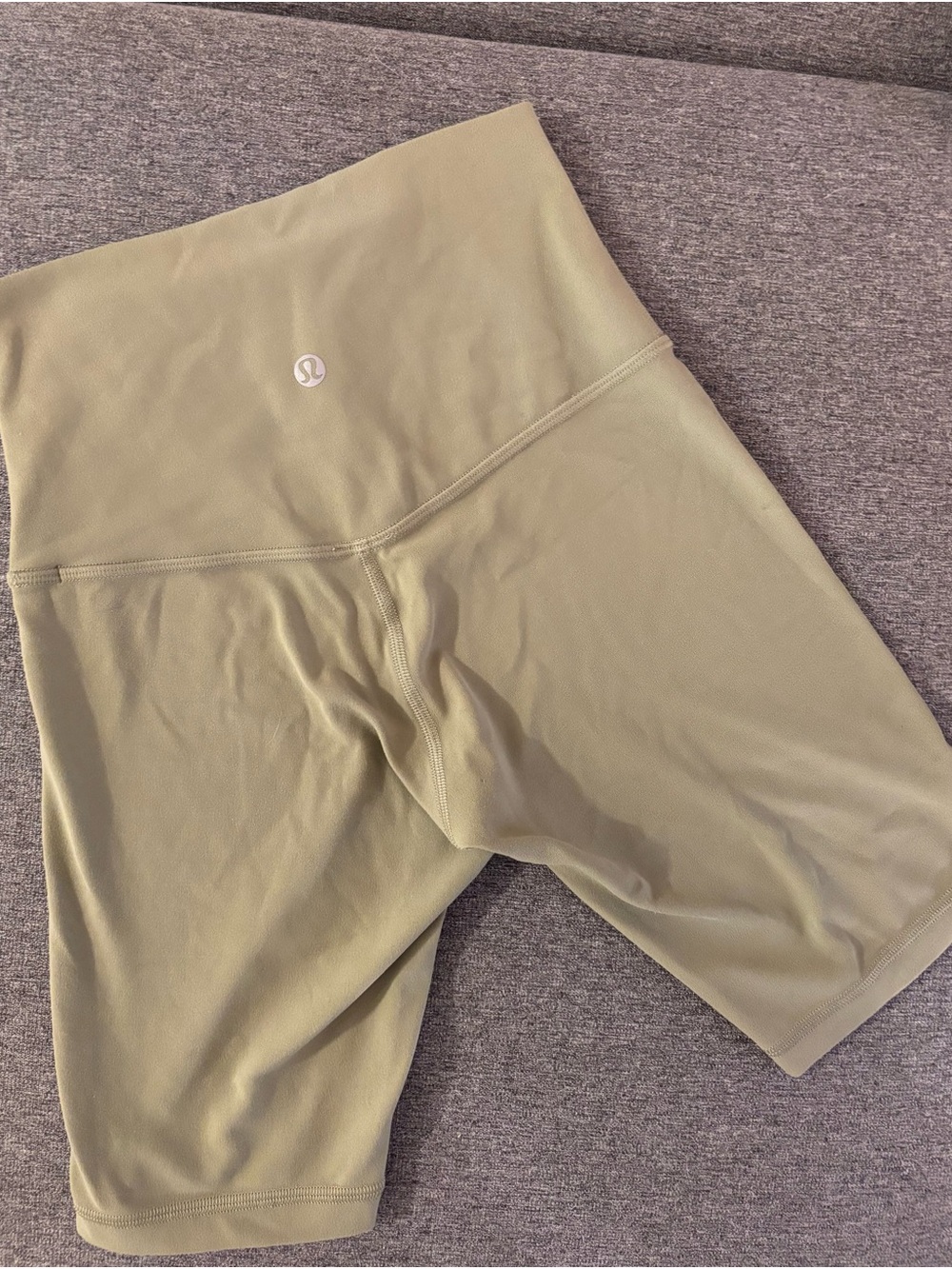 lululemon rosemary Green High-Waist Bike Shorts 6”